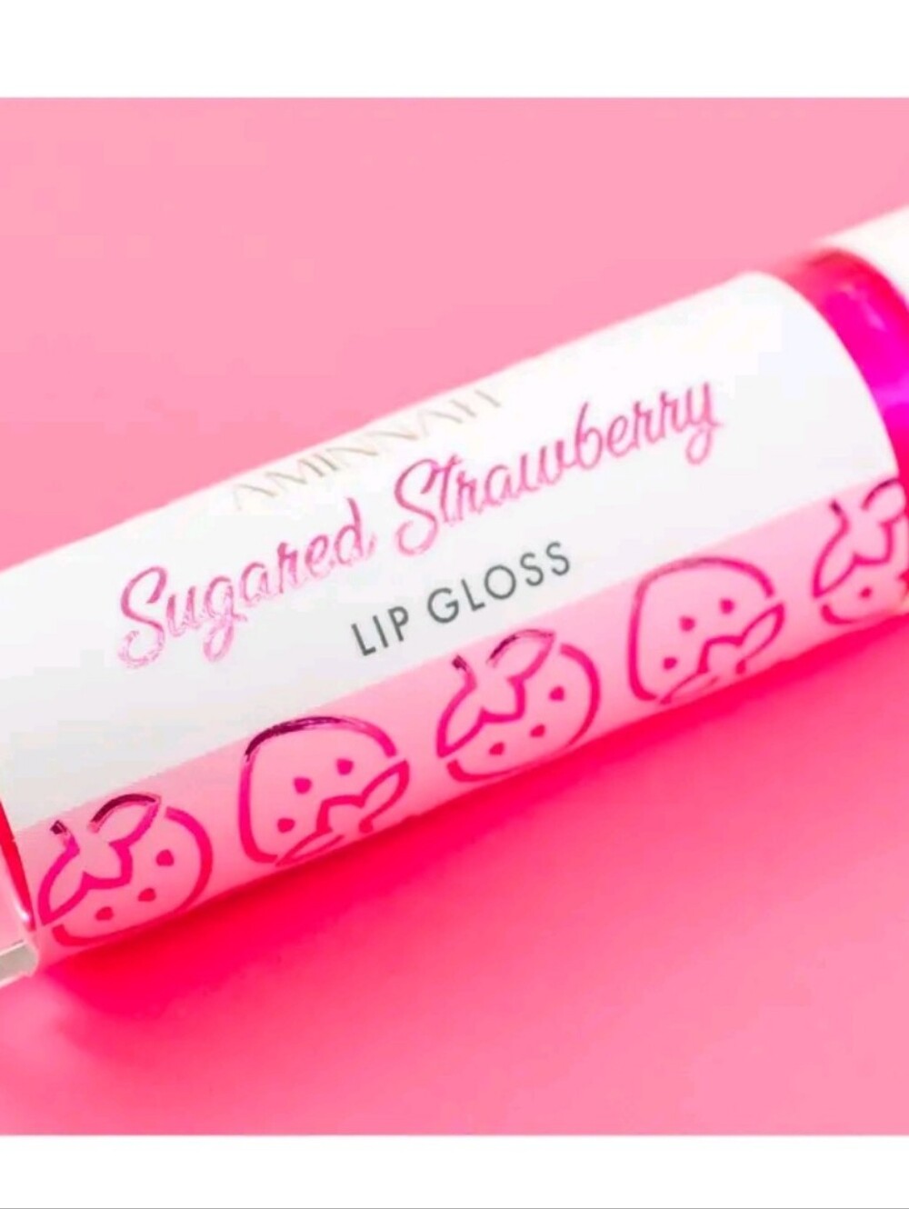 Aminnah Sugared Strawberry Lip Gloss